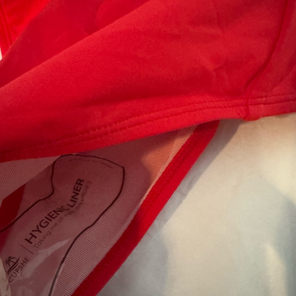 CUPSHE Red One-Piece Swimsuit NWT - Picture 6 of 9